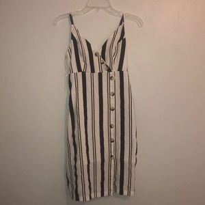 Moon Orchid striped dress